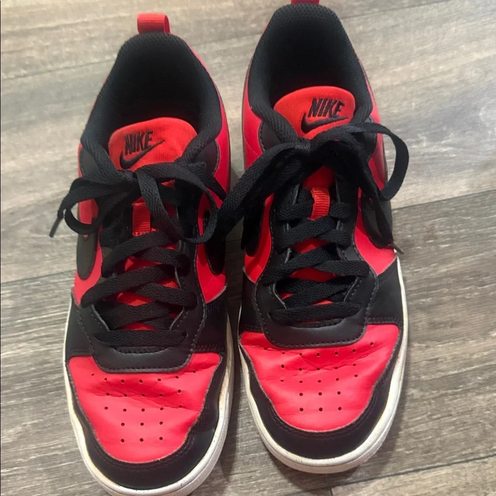 Nike Black and Red Athletic Shoes